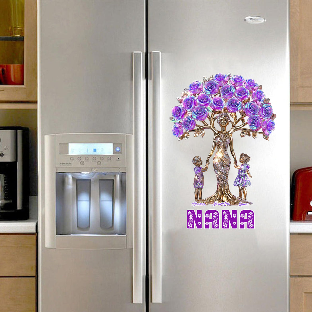 The Love Between Mother/Grandma And Her Kids - Personalized Decal