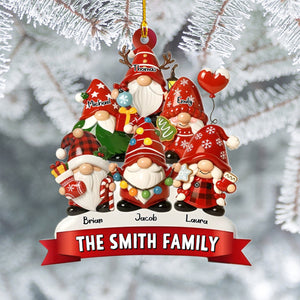 Warm Moments Christmas Family Personalized Custom Acrylic Ornament