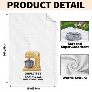 Personalized "Baking Co." Kitchen Towel – Gift For Bakers & Baking Lovers