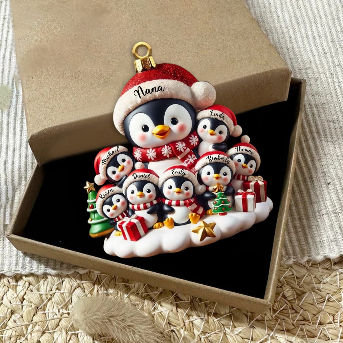 Celebrate Family Love - Personalized Custom Acrylic Ornament - Gift For Family And Collectors