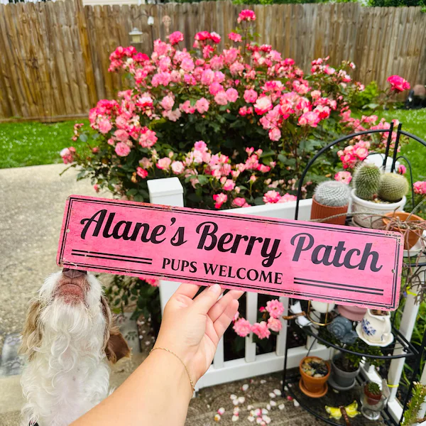 Custom Text Sign, Personalized Metal Sign