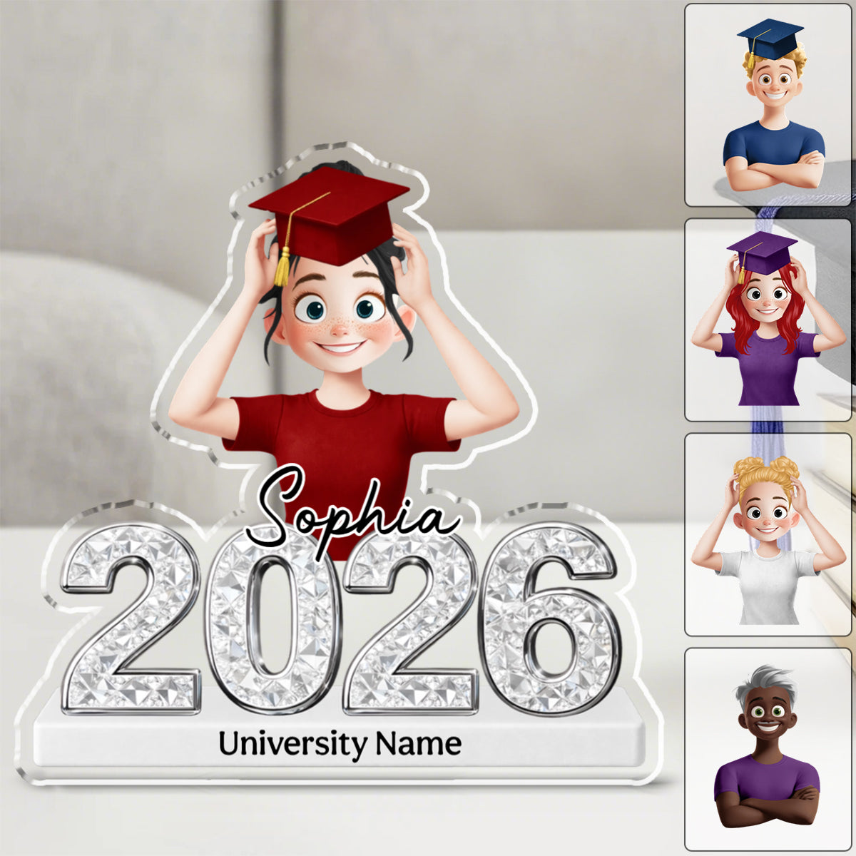 Class Of Graduation Gift - Personalized Acrylic Plaque