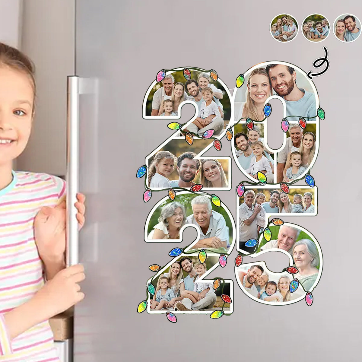 Custom Photo What A Year - Personalized Decal