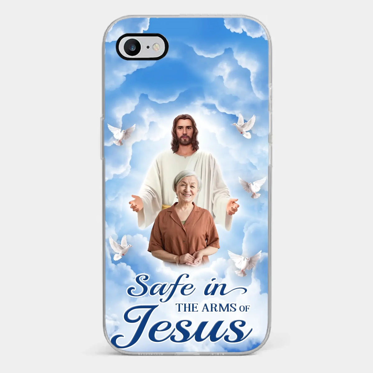 Custom Photo Beautiful As A Bright Shining Star - Memorial Personalized Custom Clear Phone Case