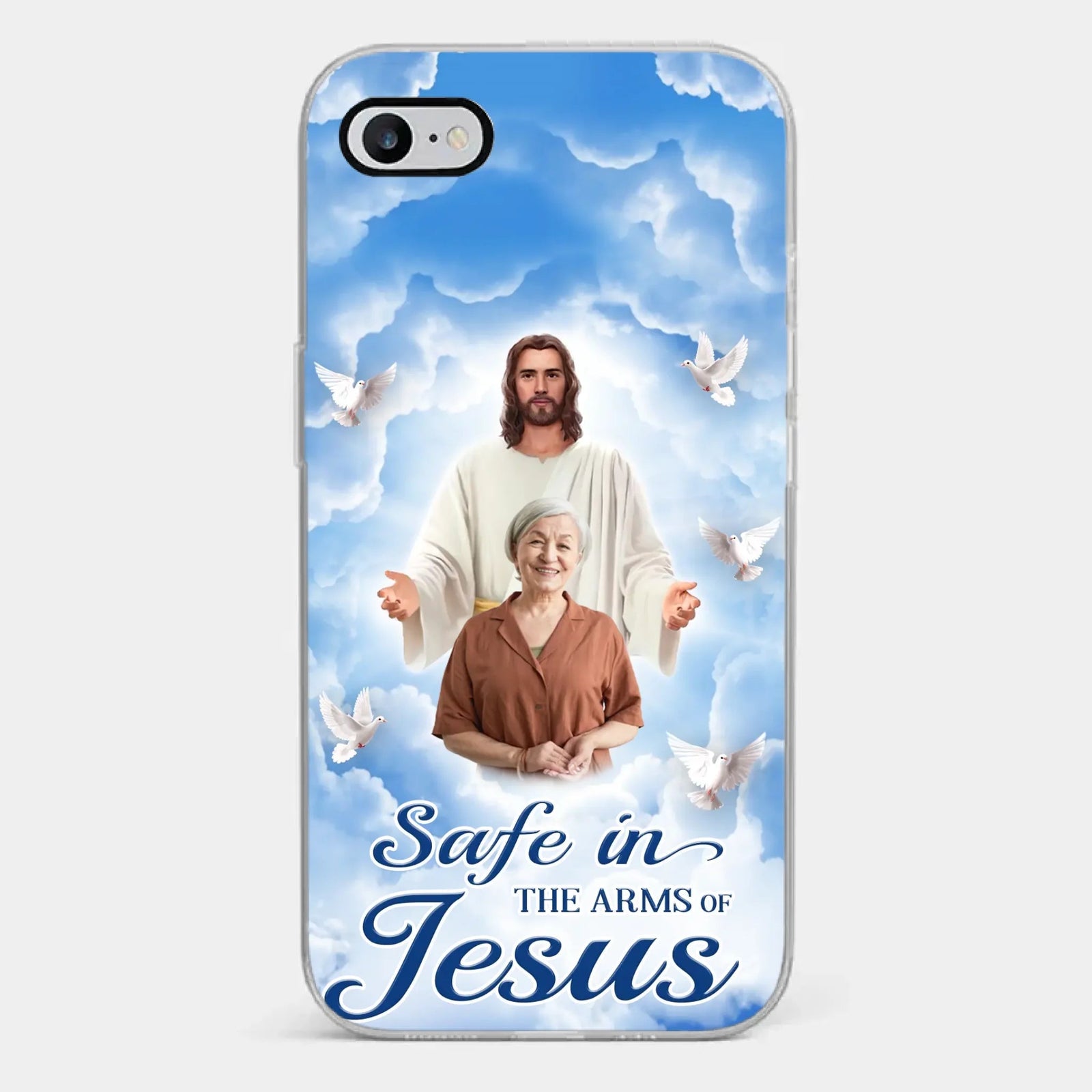 Custom Photo Beautiful As A Bright Shining Star - Memorial Personalized Custom Clear Phone Case