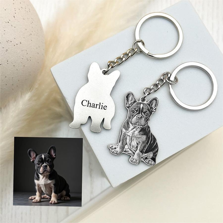 Personalized The Rainbow Bridge Life - Like Photo Keychain