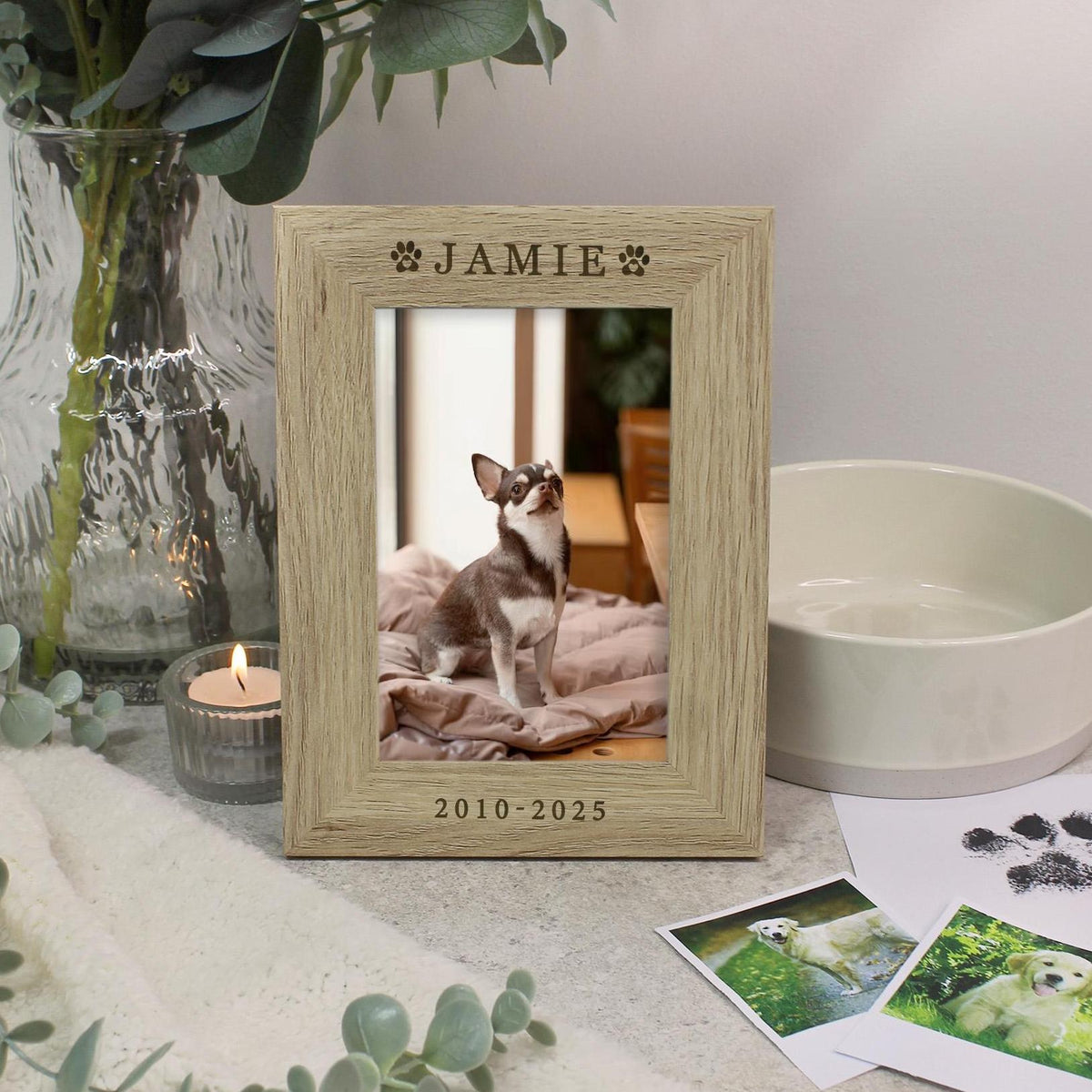 Personalised Pet Memorial Photo Frame