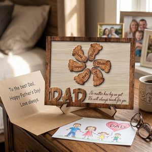 Heartfelt Gift – Personalized Custom Wooden Plaque "Always Reach For You"