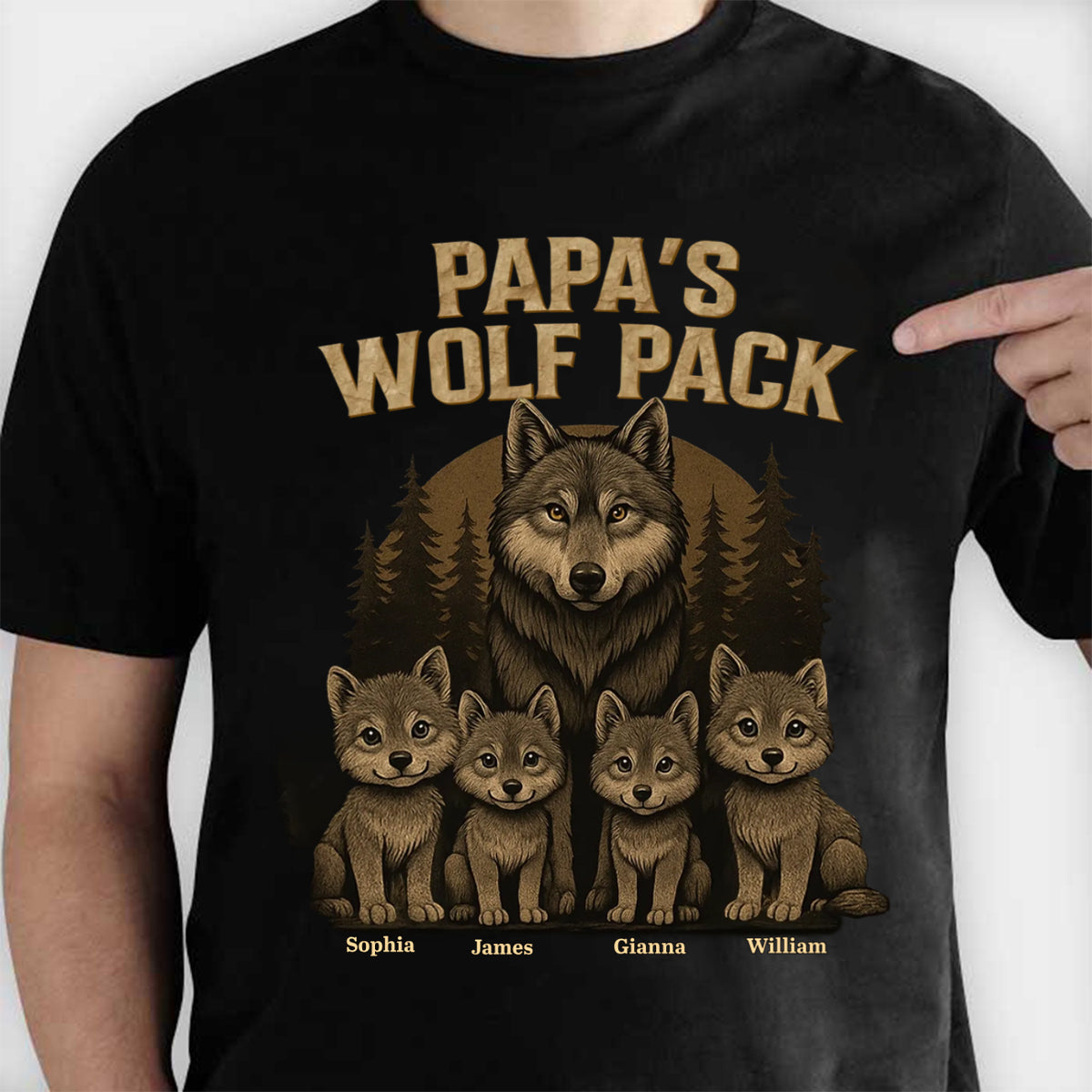 Loyal Brave Always Together - Family Personalized Pure Cotton T-shirt