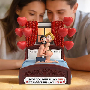 Cheeky Couple Personalized Acrylic Plaque Gifts For Couple