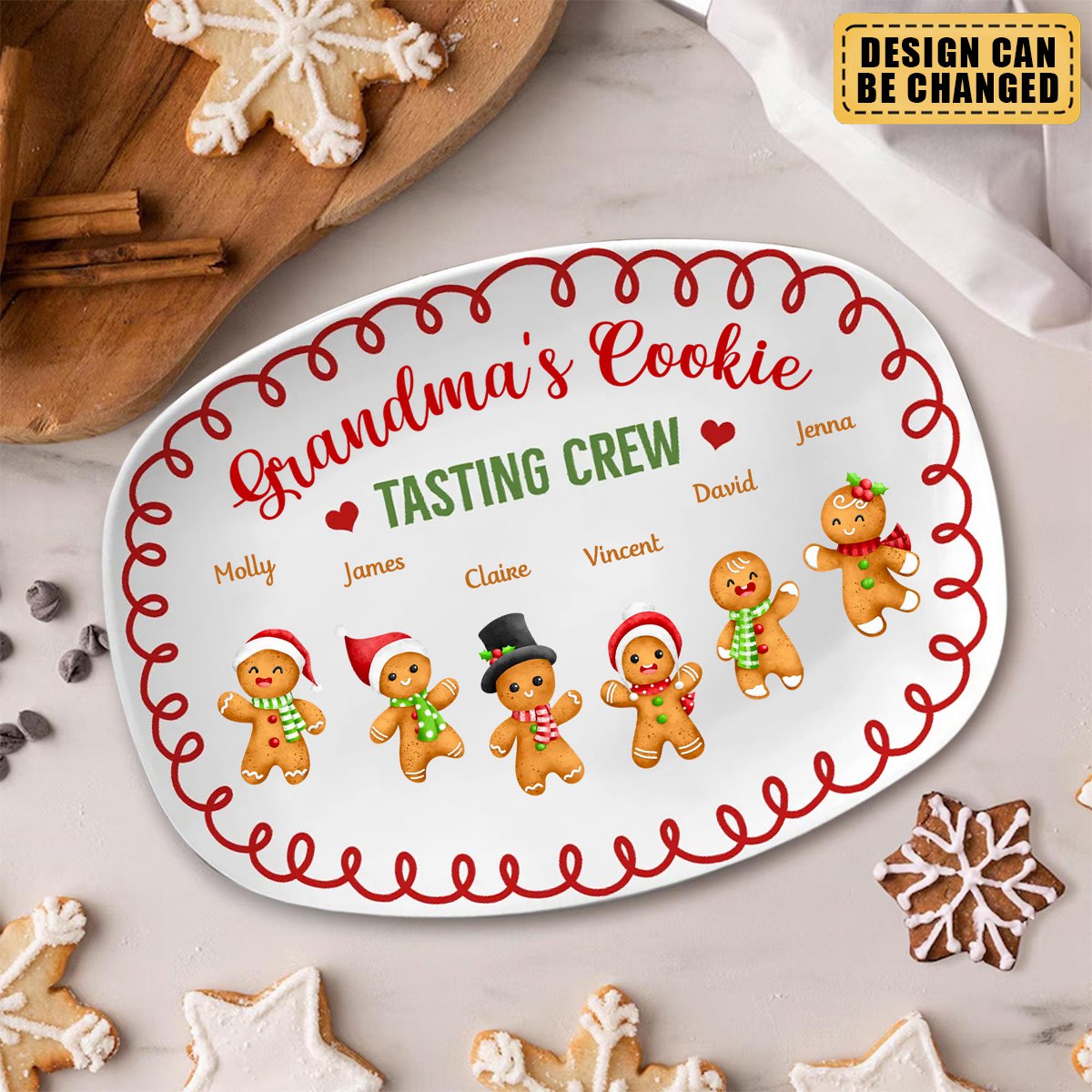 Tasting Crew Of Grandma - Personalized Platter