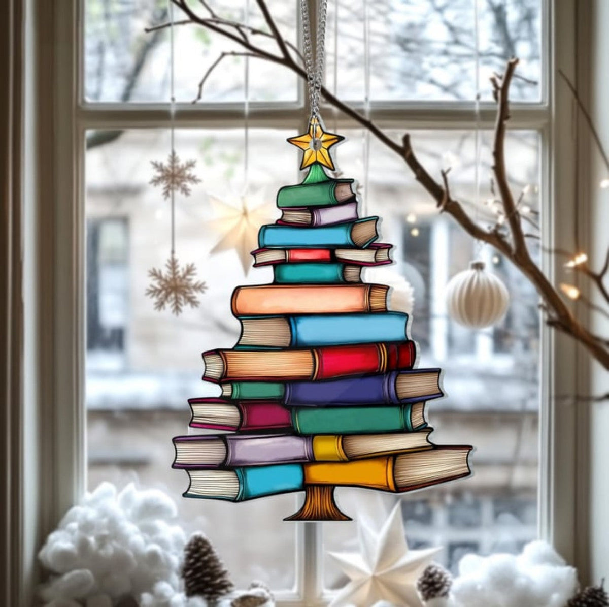 Christmas Book Tree Ornament