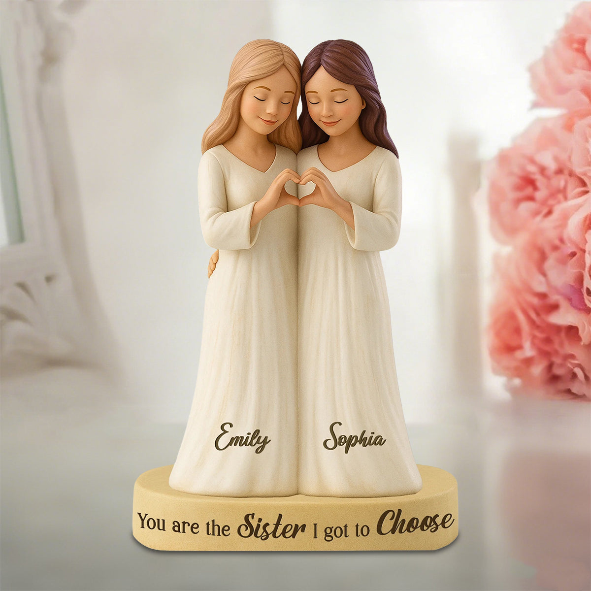 Personalized Best Friend Shaped Acrylic Plaque Gift For Besties, Woman