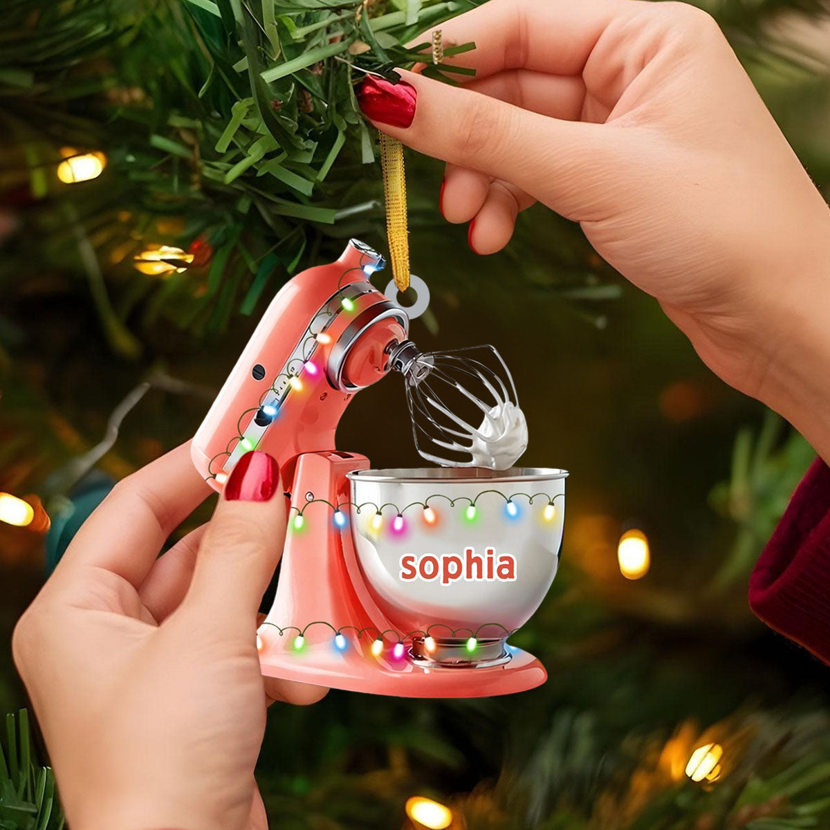 Baker Gift Baking Mixer - Personalized Christmas Ornament