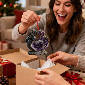 You & Me We Got This - Personalized Dragon Custom Shaped Acrylic Ornament