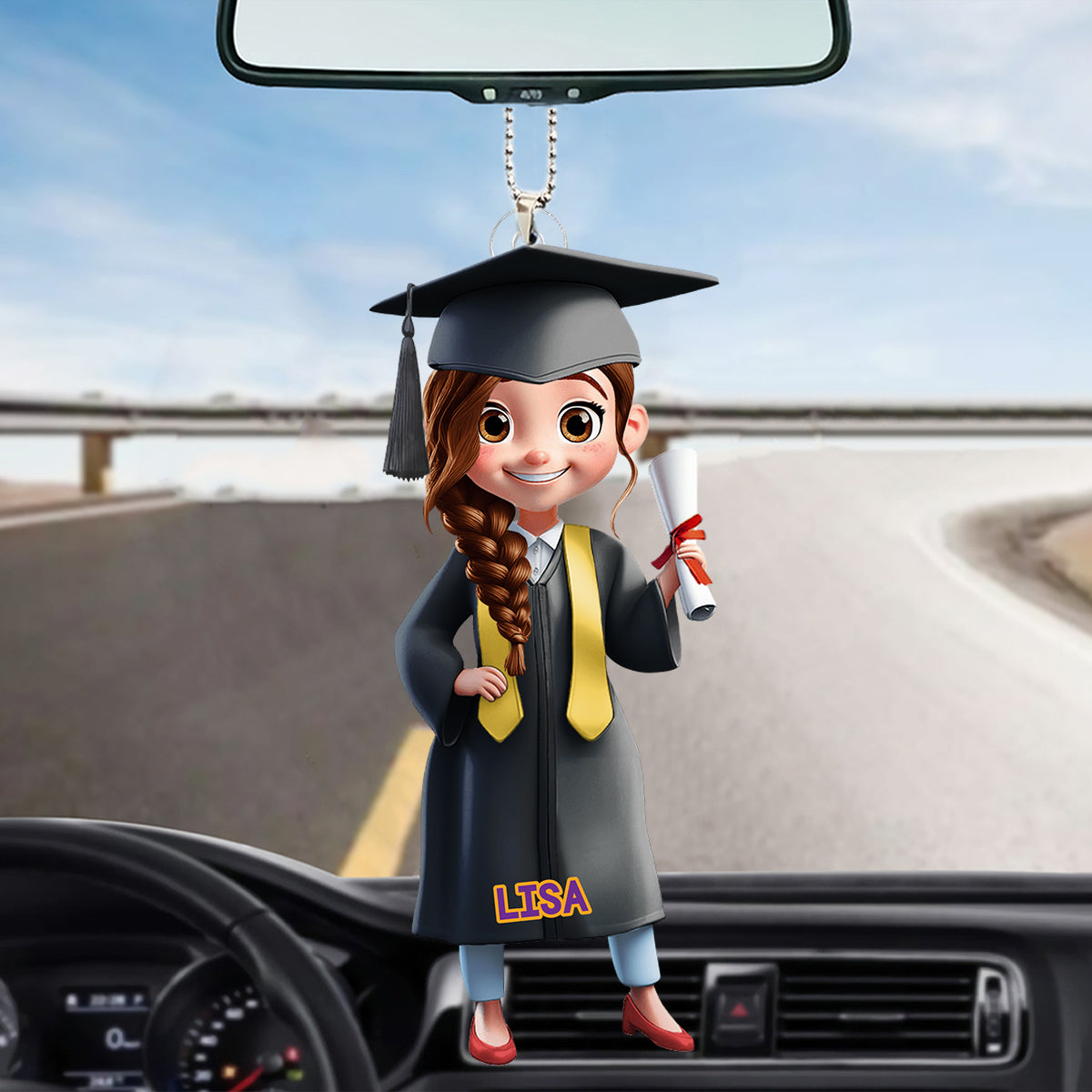 Congratulations Class Of - Personalized College Graduation Acrylic Ornament