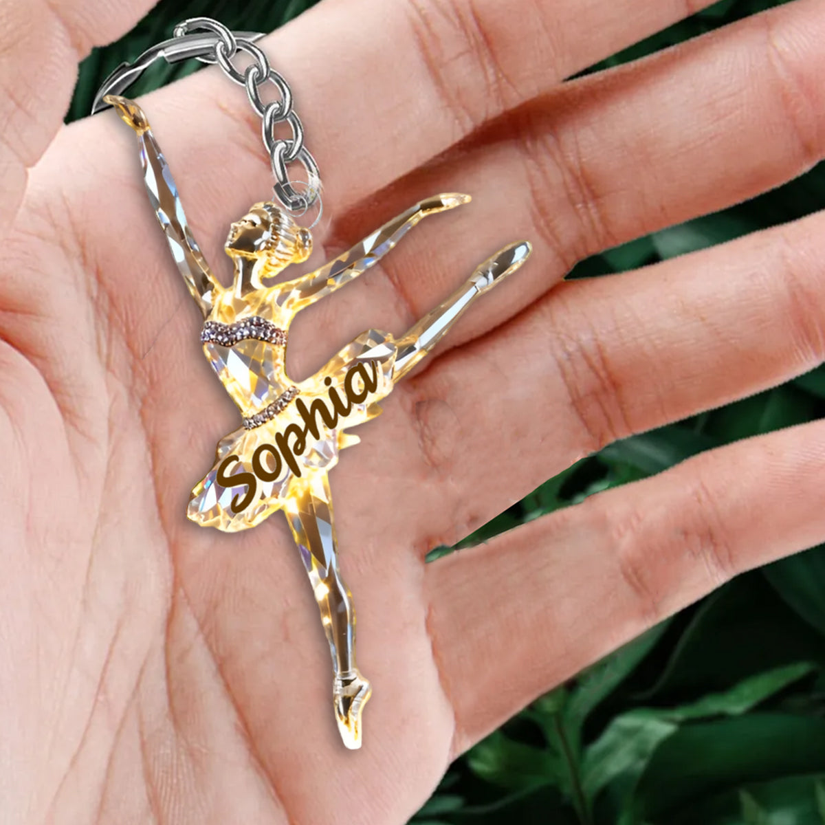 Personalized Charming Ballet Keychain Gifts For Ballerina Lover