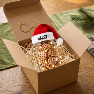 Cookie & Bite‑size Design Christmas Ornament Personalized Name Holiday Decoration