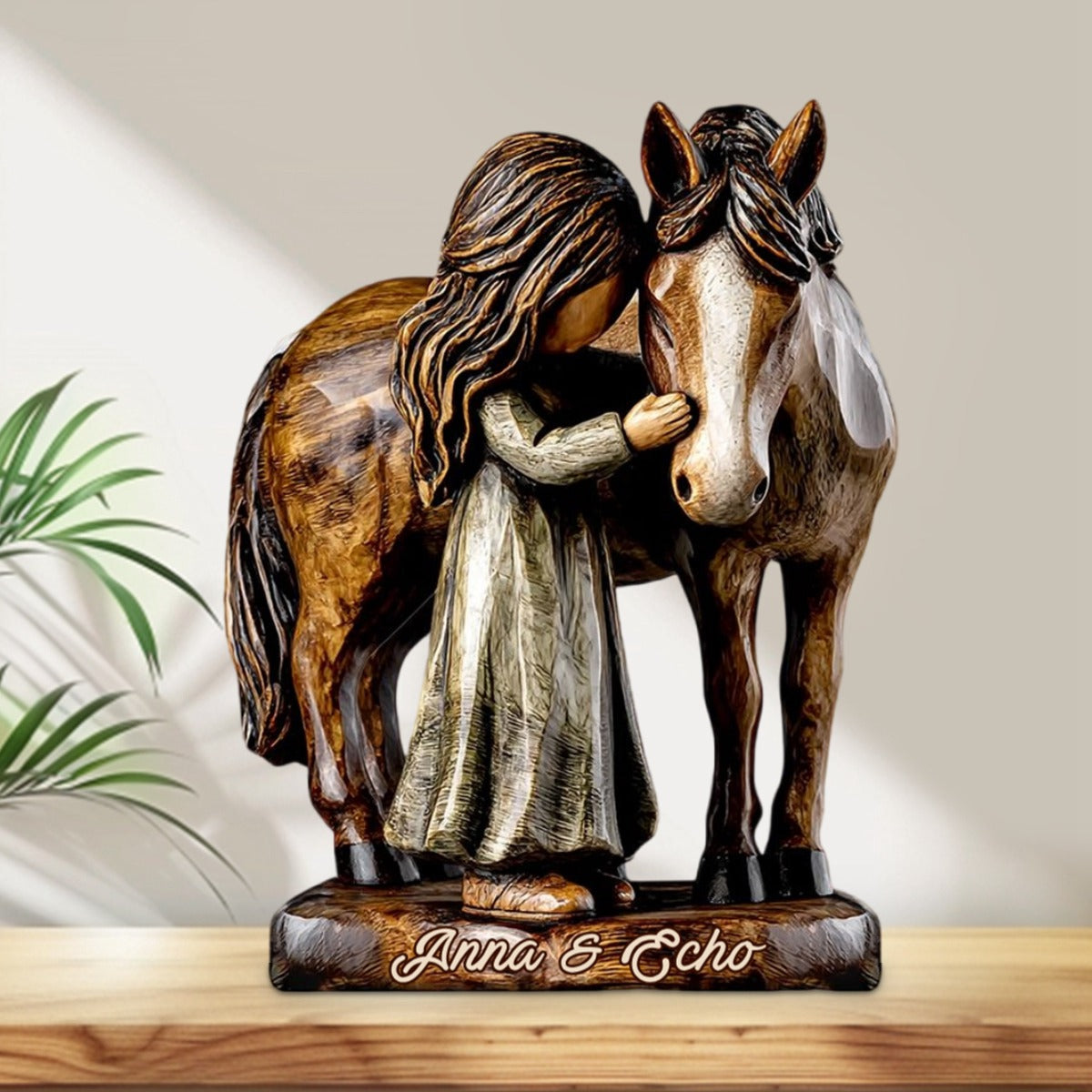 Horse Lovers - Personalized Horse Shaped Acrylic Plaque