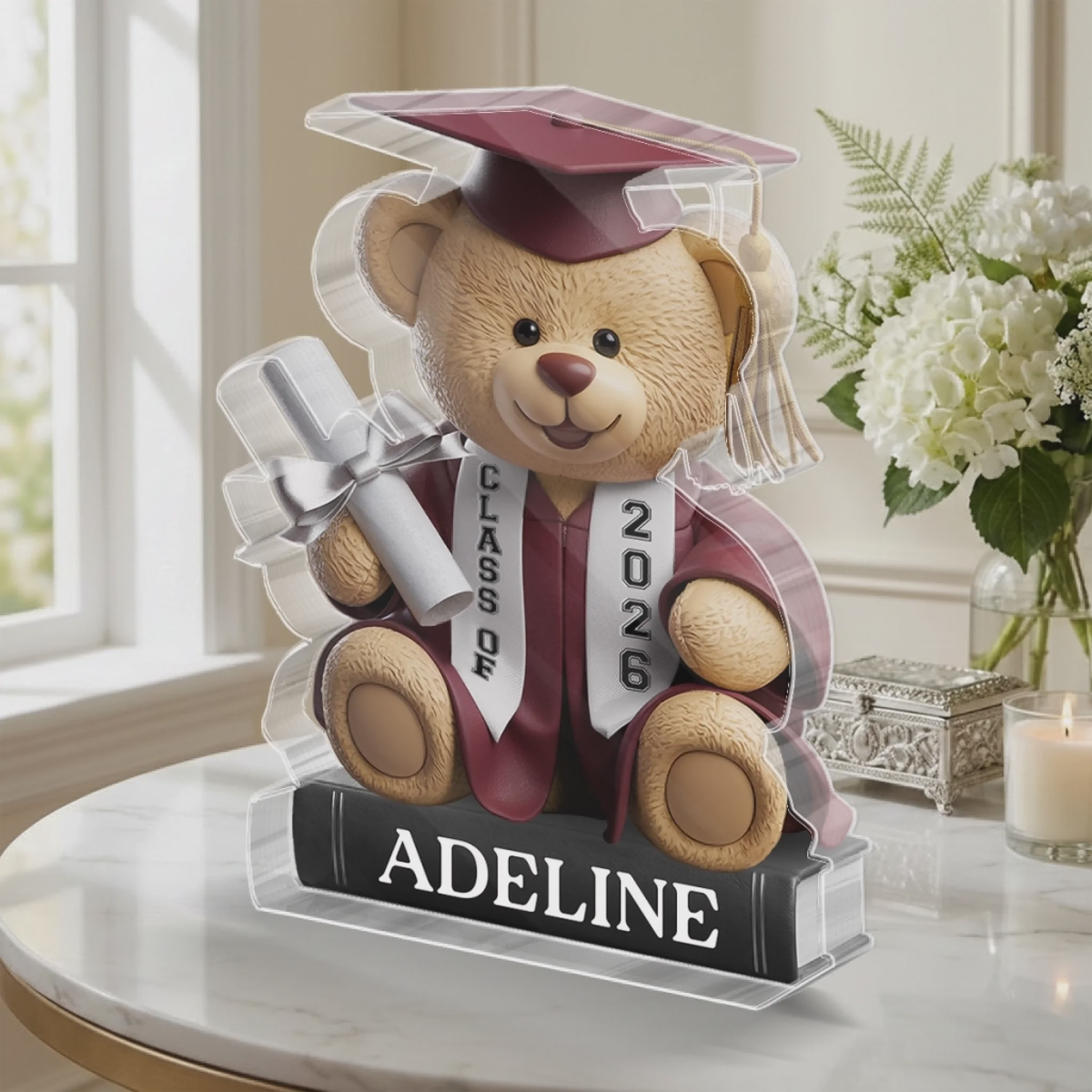 The Best Is Yet to Come – Personalized Graduation Acrylic Plaque for Him or Her