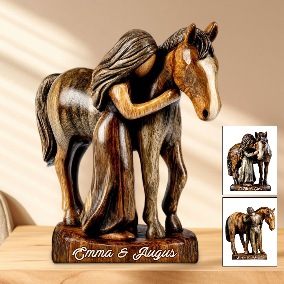 Horse Lovers - Personalized Horse Shaped Acrylic Plaque
