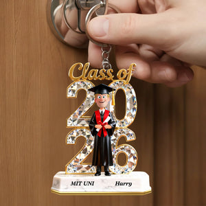 Graduation Acrylic Keychain - Personalized Gifts For Graduates