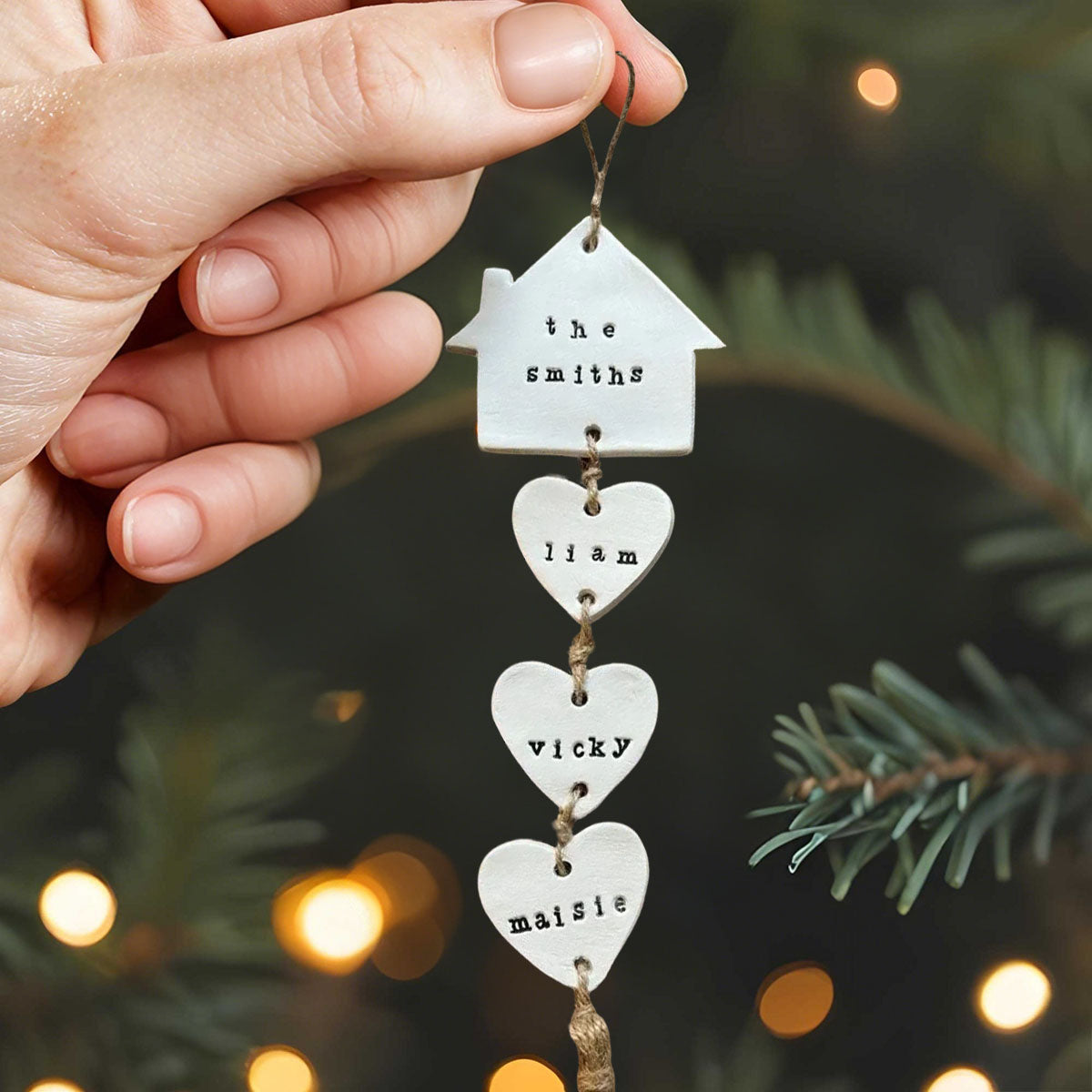 Engraved Name Family Member Personalized Gift, Housewarming Gift