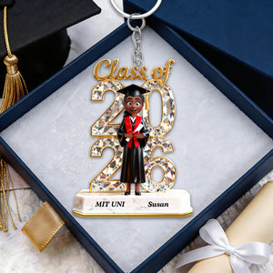 Graduation Acrylic Keychain - Personalized Gifts For Graduates