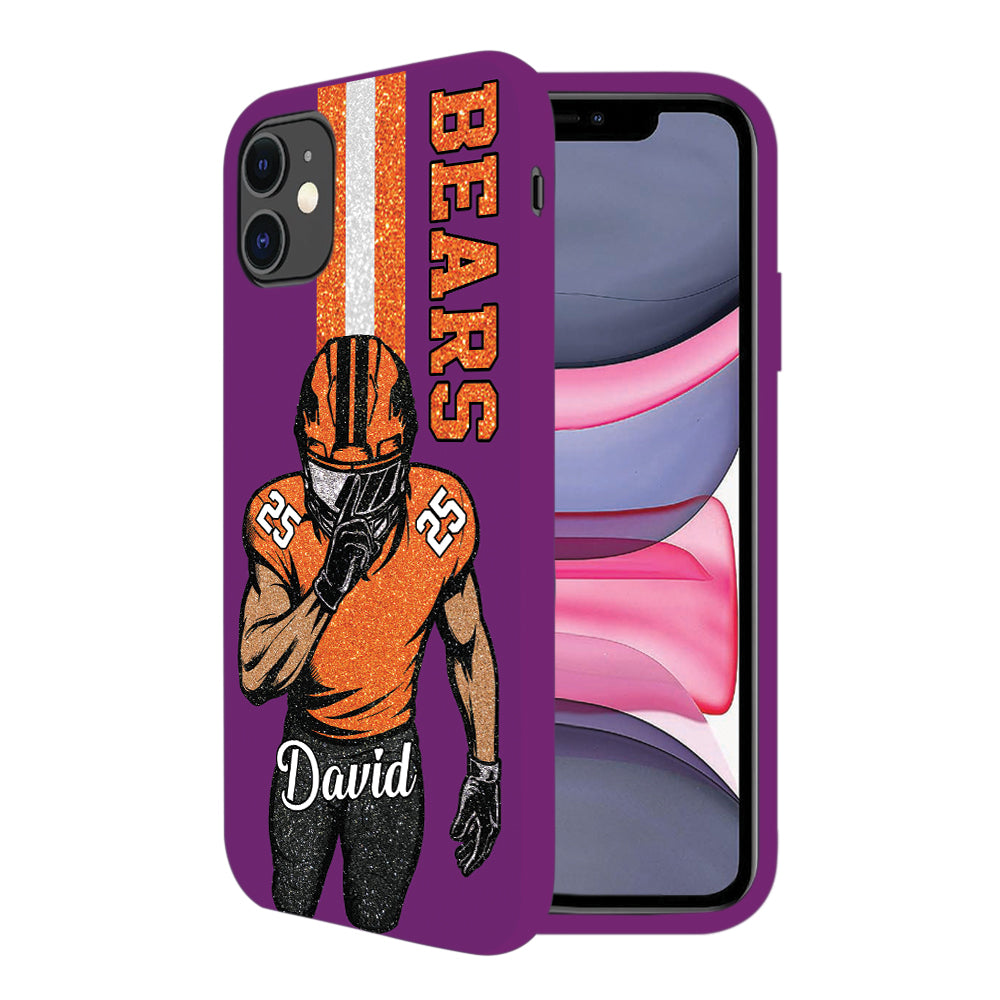 Personalized Clipart Phone Case For Football Family