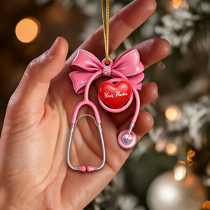 Healthcare Staff Home Decor, Christmas Ornament, Personalized Ornament