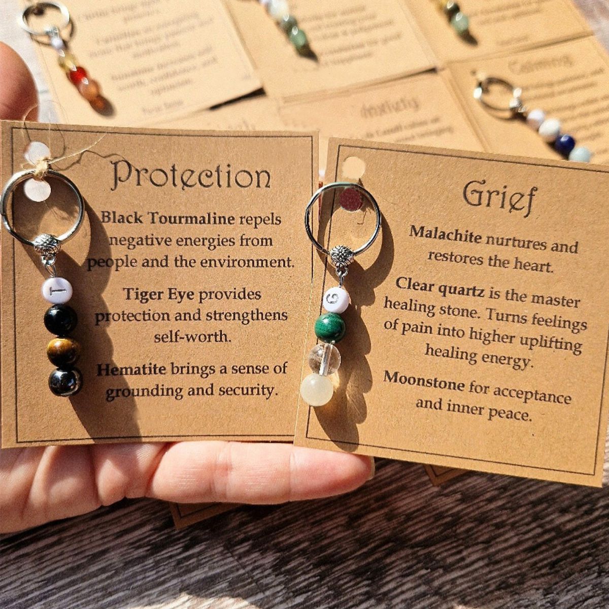 Good Luck, New Beginnings, Self Love, Success Healing Personalized Crystal Keyring