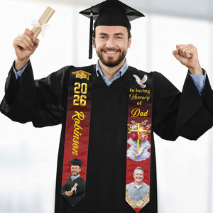 Always On My Mind - Personalized Custom Graduation Stole