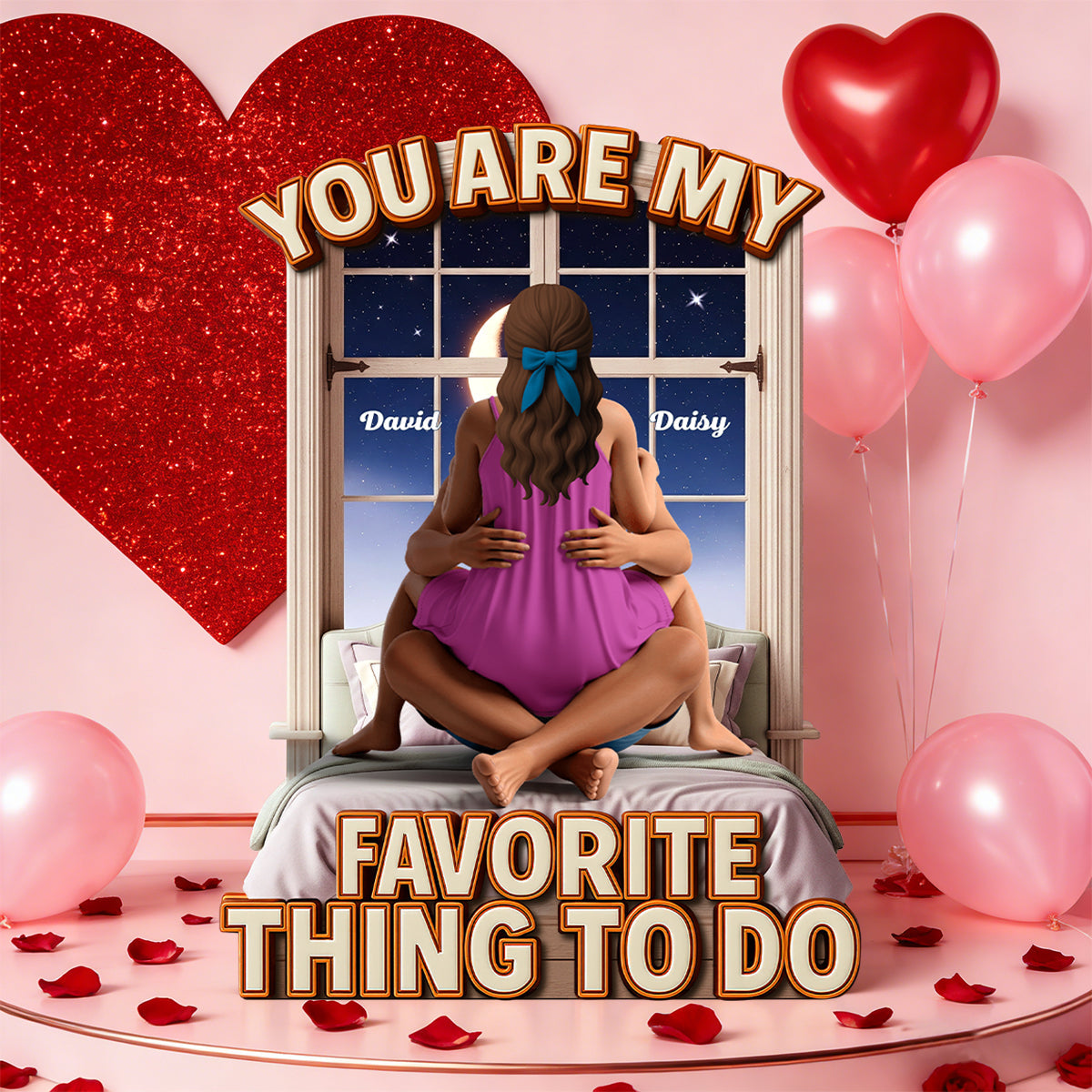 Naughty Couple - Personalized Acrylic Plaque Gifts For Couple