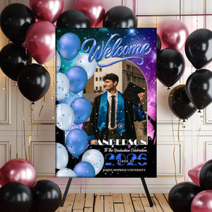 Welcome To Graduation Celebration Custom Party Welcome Sign - Personalized Graduation Decoration - Graduation Sign