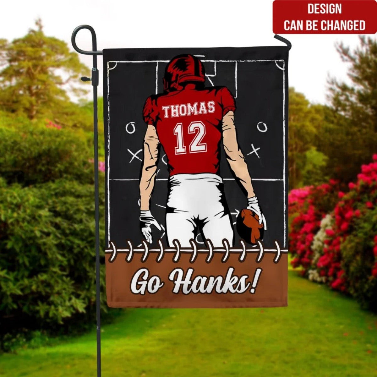 Custom Football Fan - Personalized Garden Flag, Gift For Football Lover