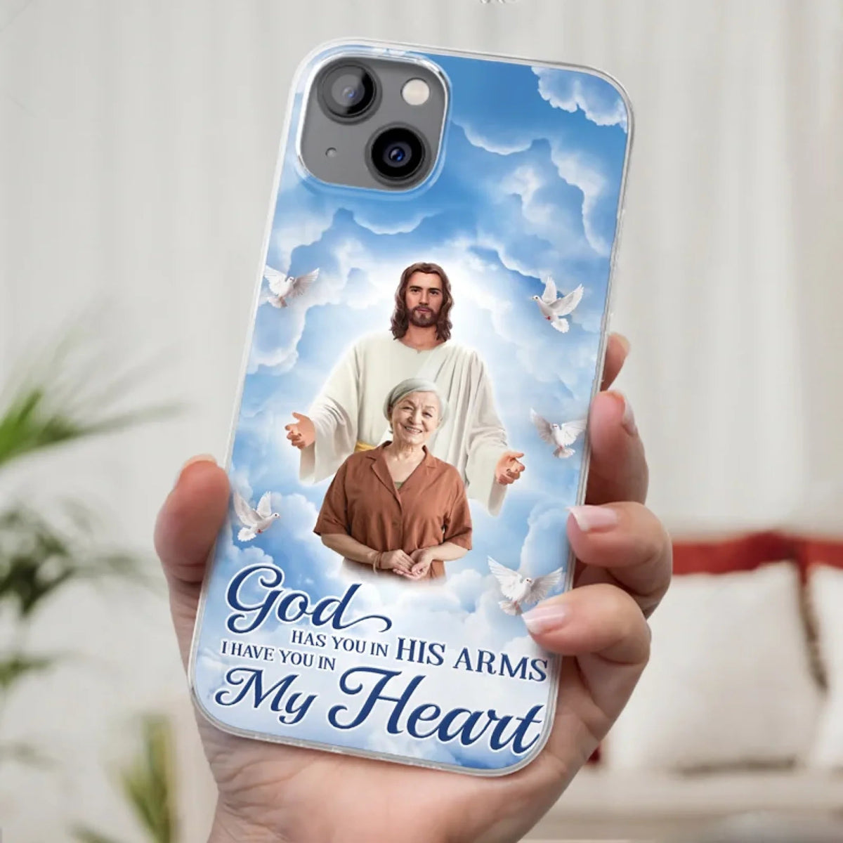 Custom Photo Beautiful As A Bright Shining Star - Memorial Personalized Custom Clear Phone Case