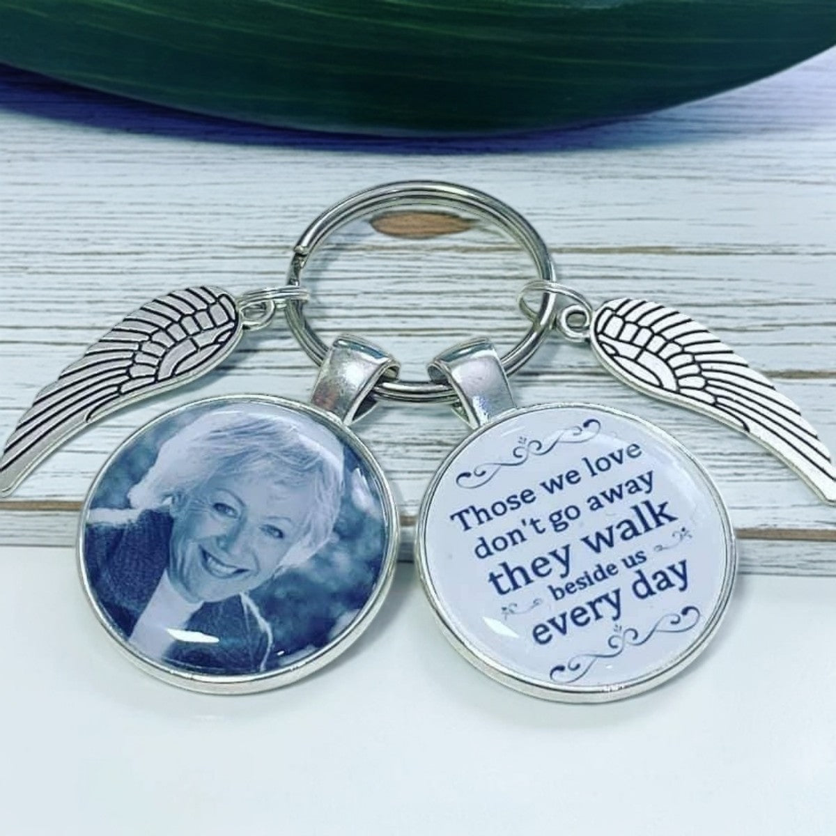 Personalized Keychain Lost Loved Ones Family Loss Memorial Remembrance