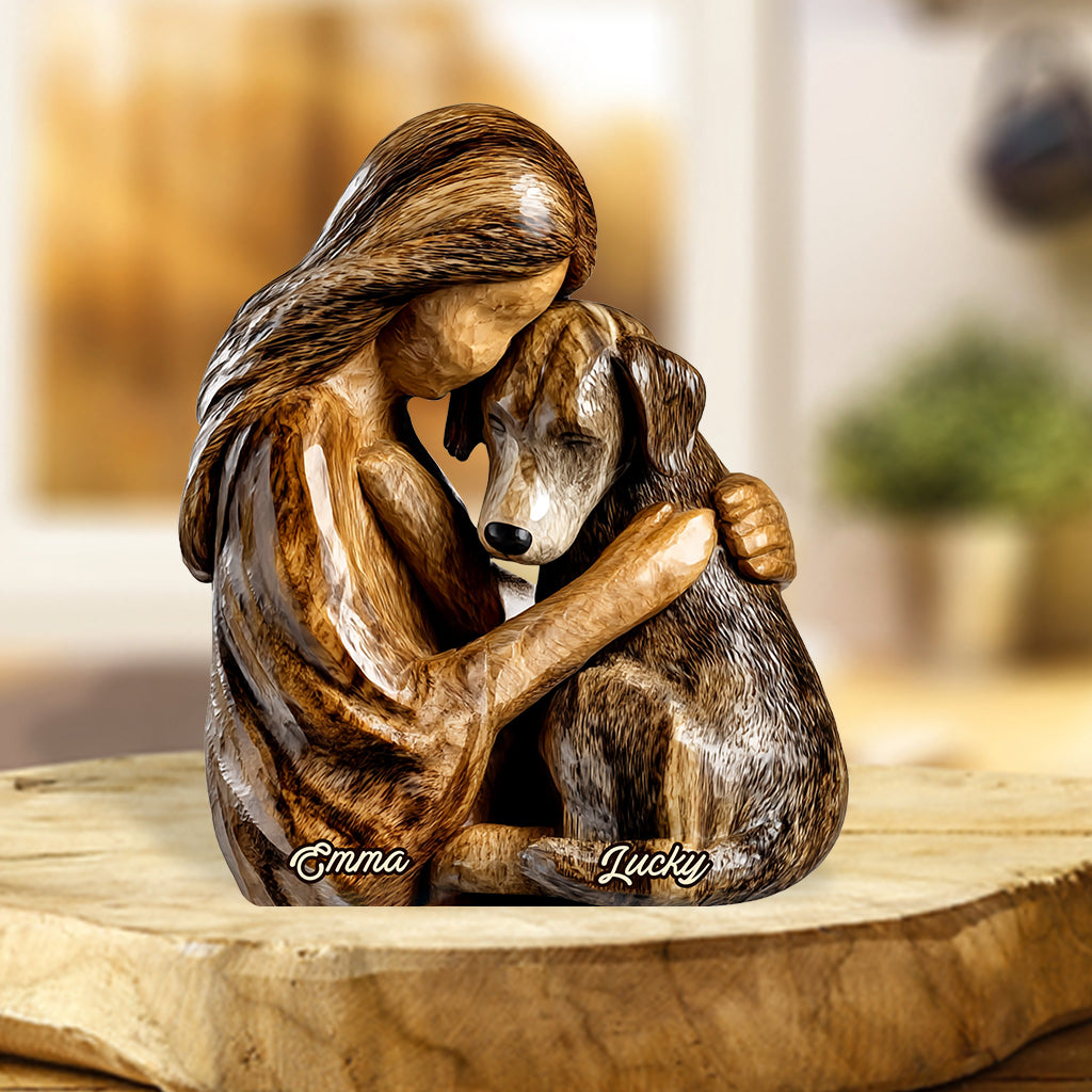 Dog Lovers - Personalized Dog Shaped Acrylic Plaque