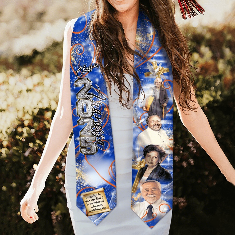 In Loving Memory - Personalized Graduation Sashes And Stoles