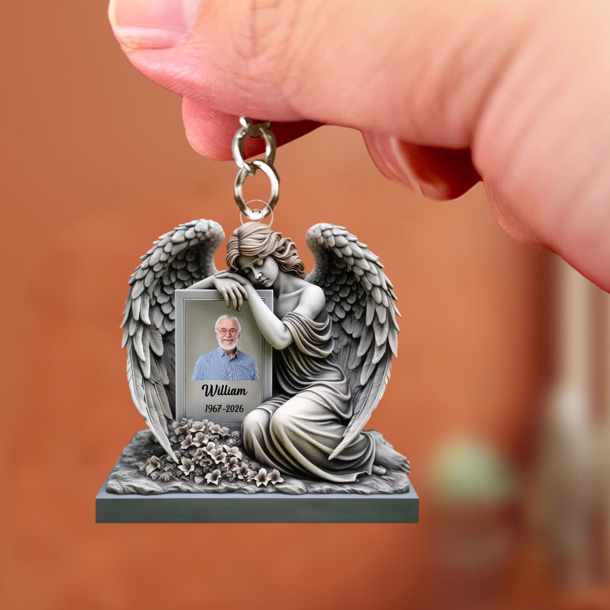 Memorial I Am Always With You - Personalized Acrylic Keychain, Memorial Gift For Loss Of Loved One