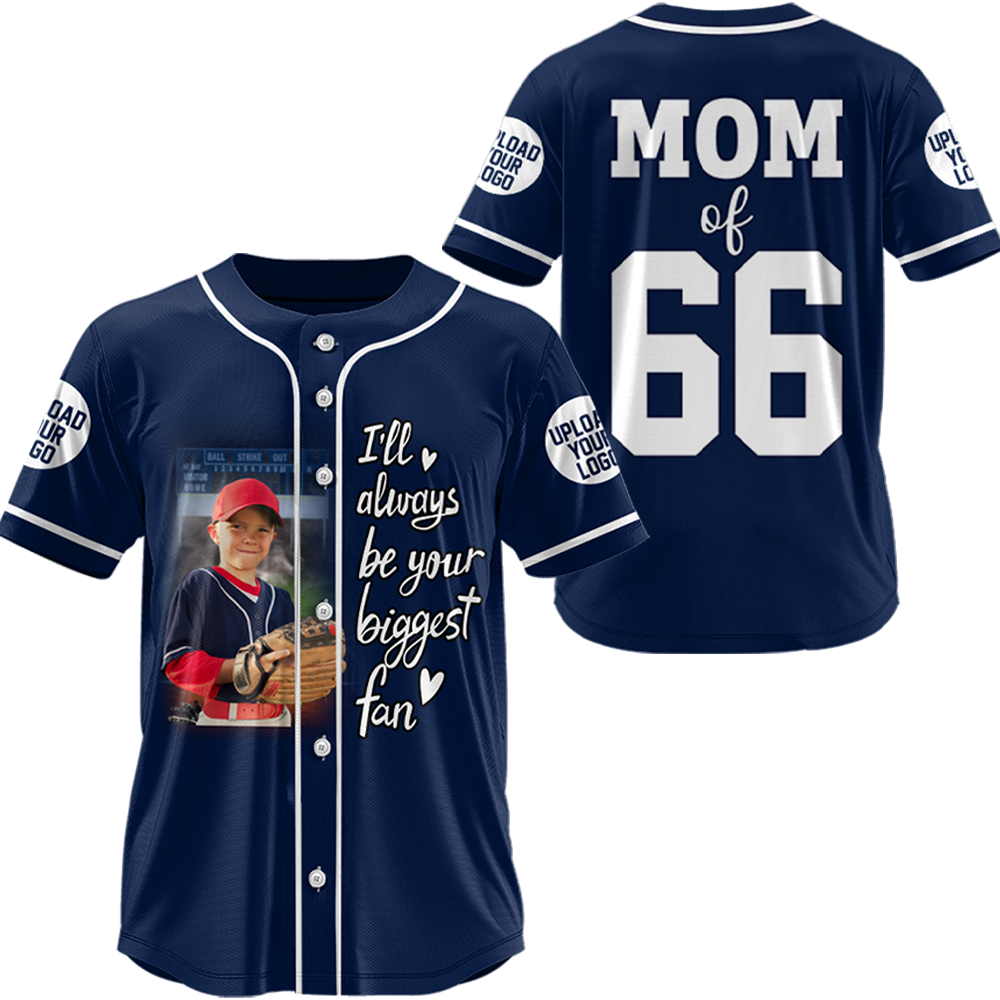 Custom Photo Baseball Game Day Baseball Jersey Gift For Baseball Lovers