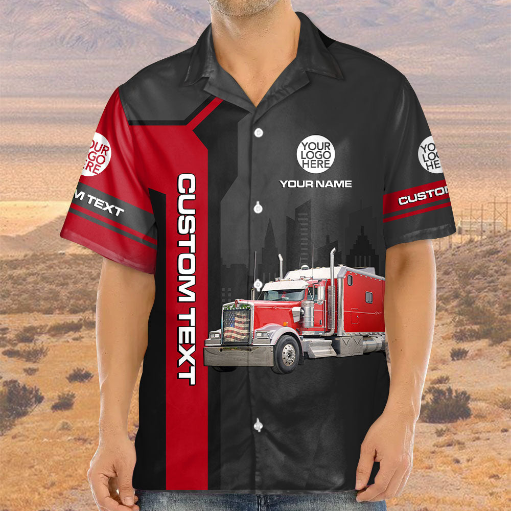 This Is How I Roll - Custom Photo Truck For Trucker Personalized Hawaiian Shirt for Him