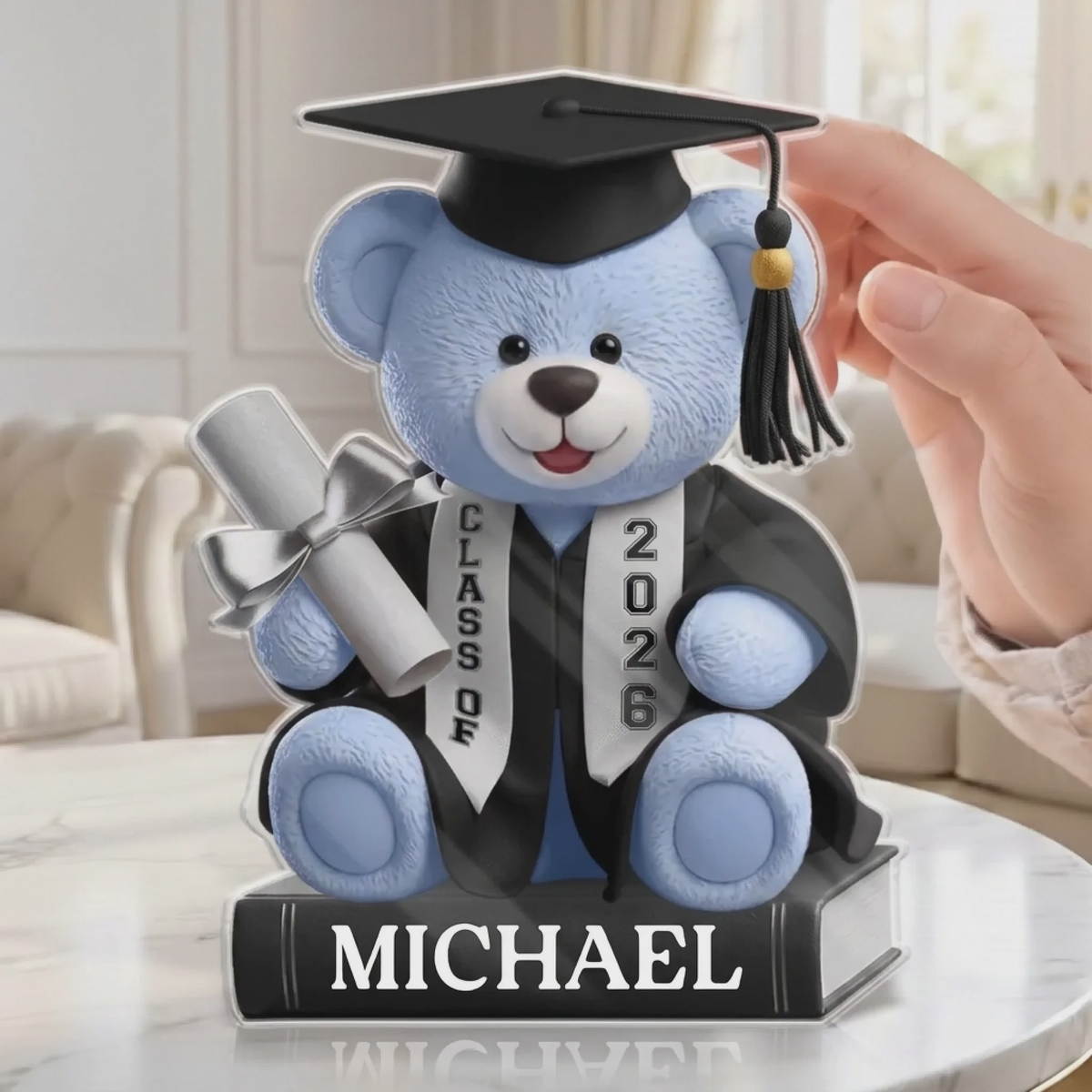 The Best Is Yet to Come – Personalized Graduation Acrylic Plaque for Him or Her