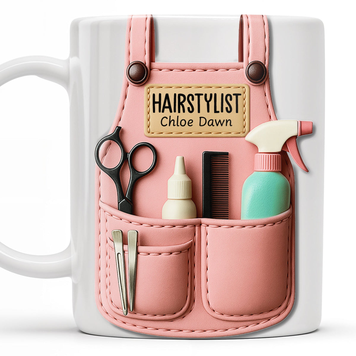 HAIRSTYLIST Personalized Custom Coffee Mug, Perfect Hairstylist Gift