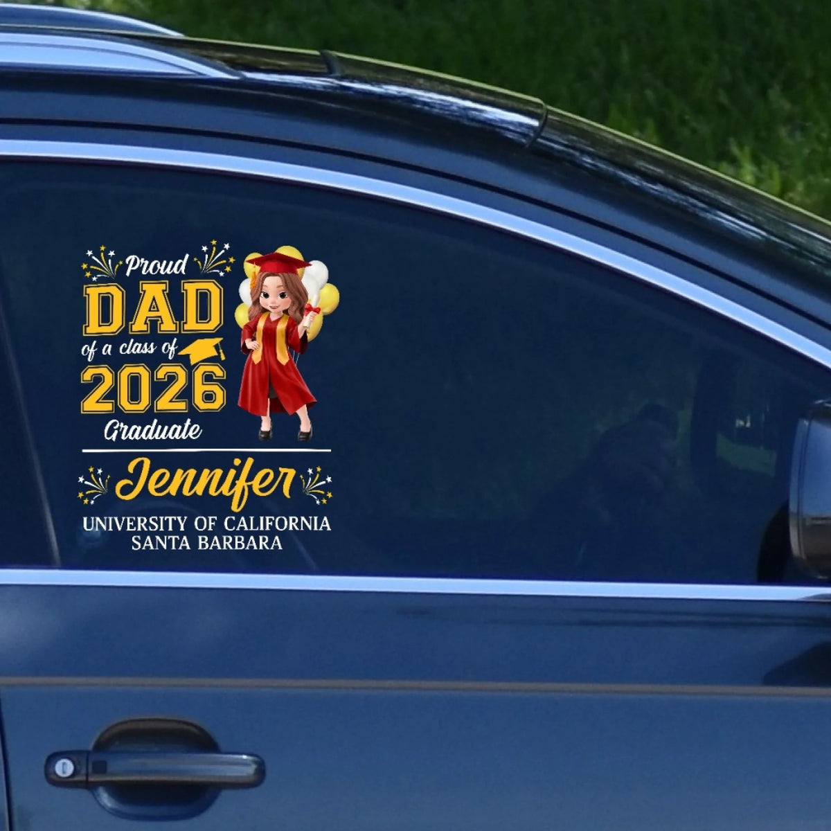 Custom Decal - Personalized Graduation Gifts For Him, Her - Go Where Your Dreams Take You