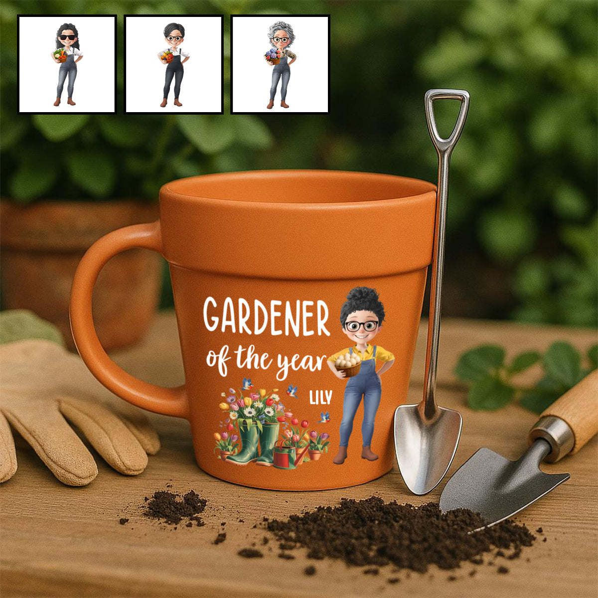 Custom Ceramic Mug - Personalized Garden Gifts For Gardeners - Plant Parent Vibes