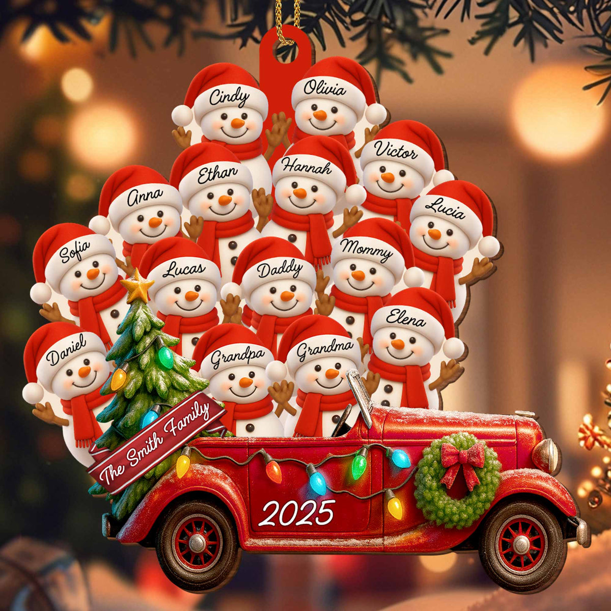 A Special Holiday Season, Personalized Wood Ornament, Gift For Family and Christmas Lovers