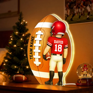 American Football - Personalized Light Box - Unique Christmas Gift