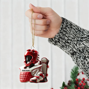 Personalized Karate Ornament Karate Lover Christmas Gift