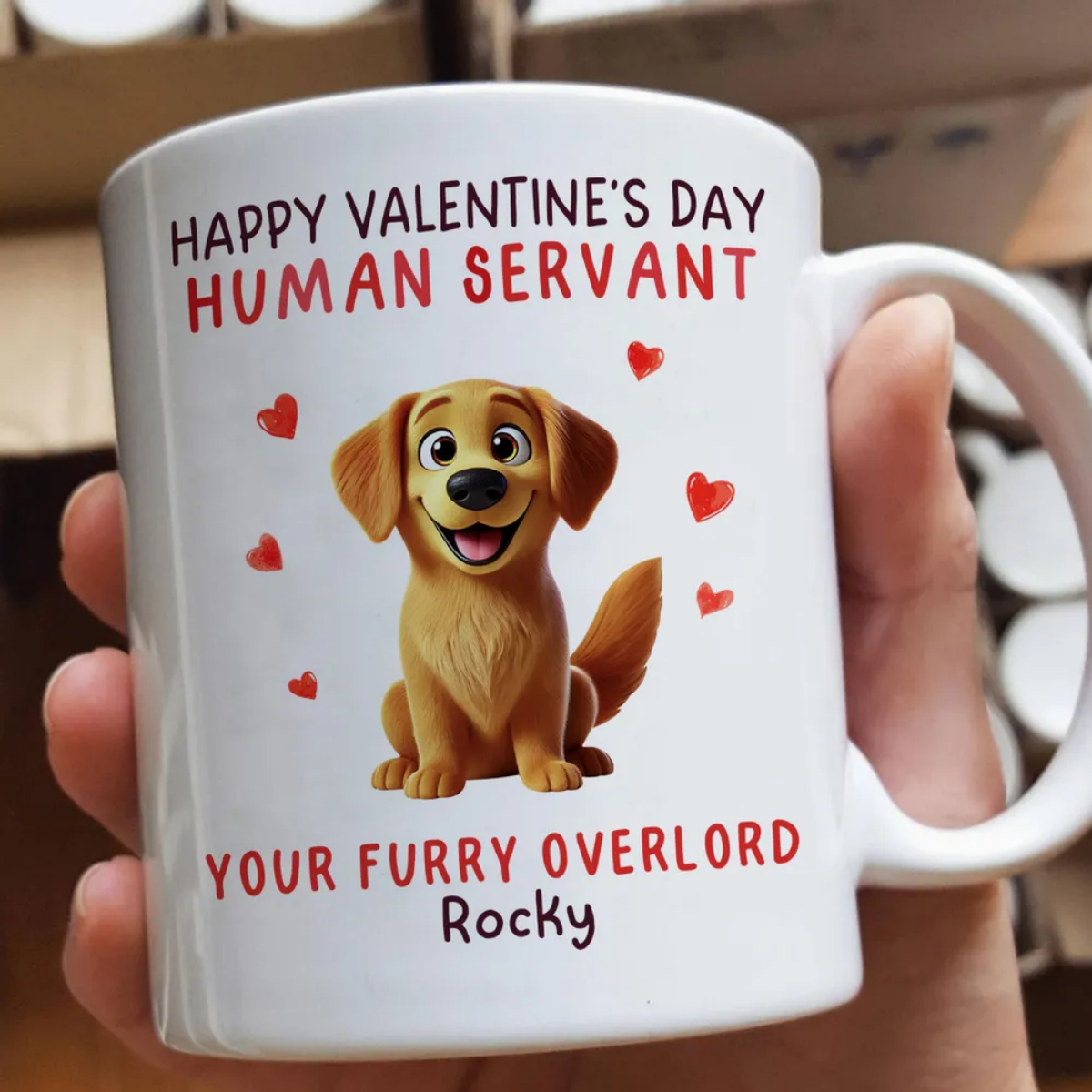 Funny Cartoon Dogs Personalized Mug Funny Gift For Dog Lovers
